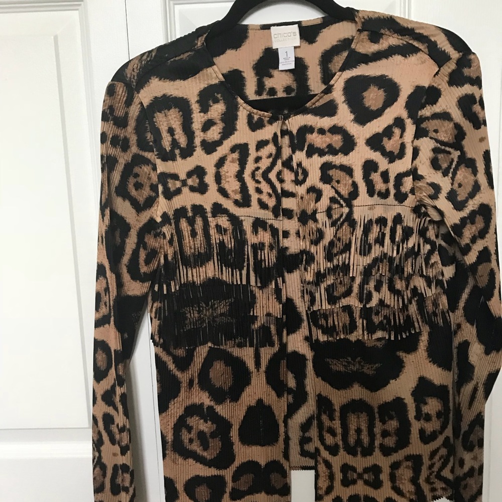 Long sleeve cardigan by Chicos size one